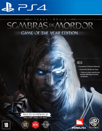Terra-média: Sombras de Mordor Game of the Year PS4