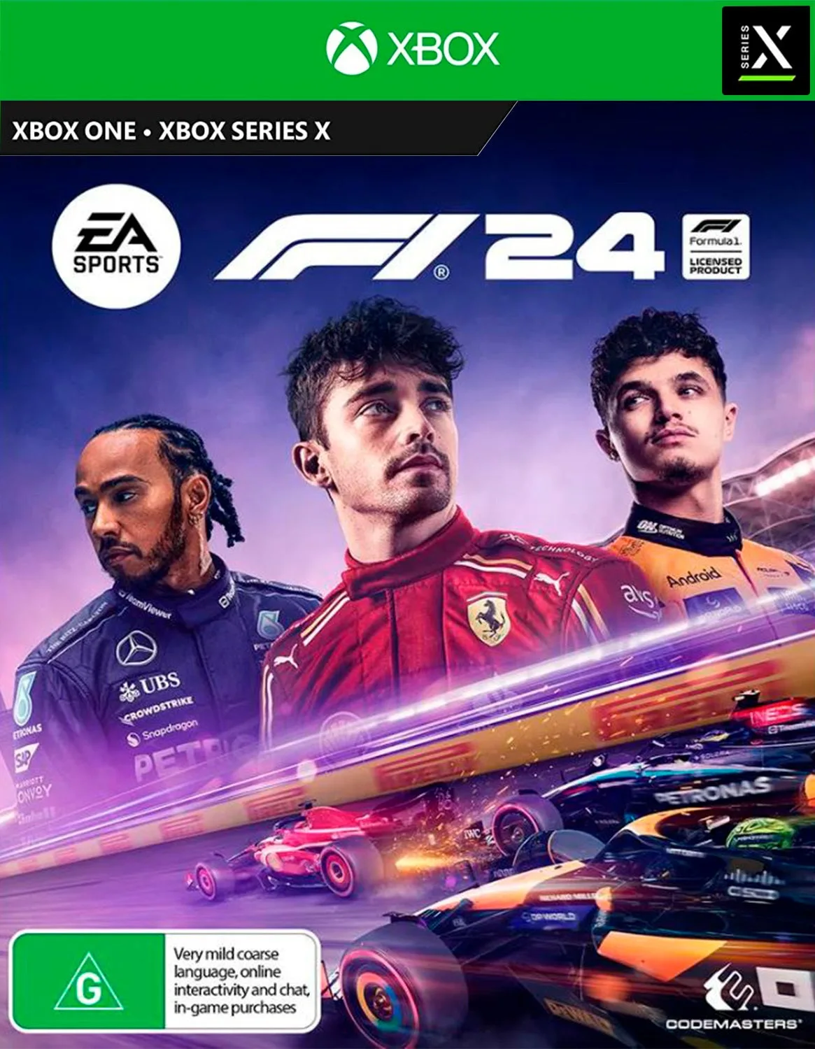 F124.jpg F1 24 - Xbox Series Mídia Digital